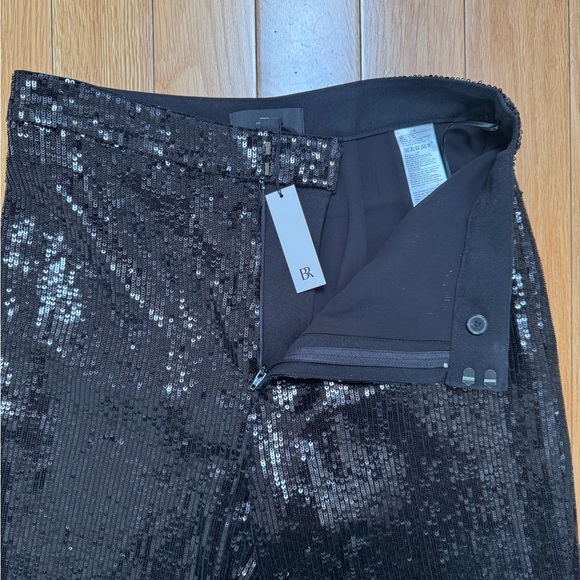 Banana Republic black sequin wide leg trouser, NWT size 6 Fall23 - Picture 8 of 13